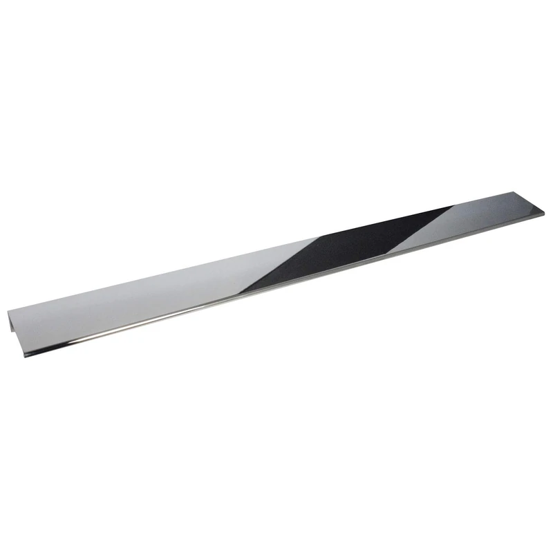 #3306-20 in. CKP Brand Back Mount Finger Edge Pull, Polished Chrome - 10 Pack