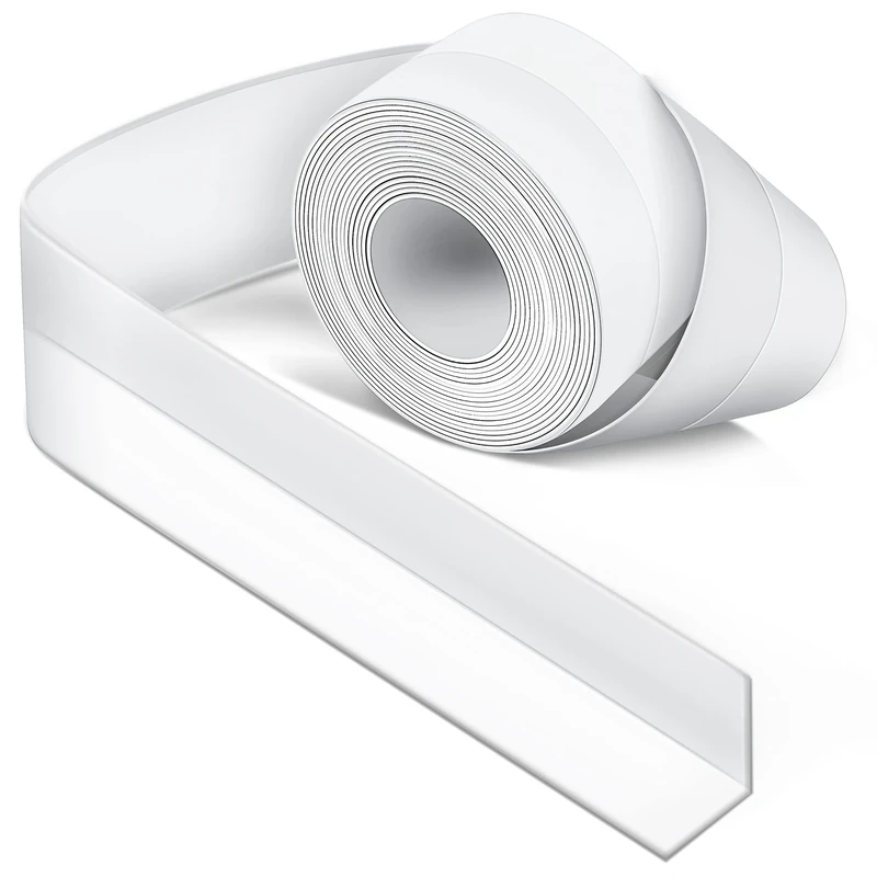 BLAZOR Bath Sealant Strip, Anti Mould Sealant Tape, Waterproof Sealing Tape, Caulk Strip, Flexible Self-Adhesive Tape for Decorating Kitchen, Bathroom, Bathtub, Toilet (1)