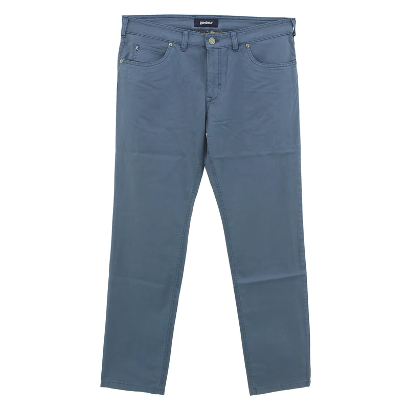 Atelier GARDEUR Men's Bill Cottonflex Trousers, Blue (Blau 67), 34W x 32L