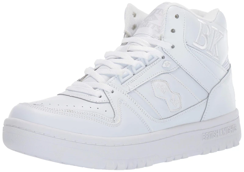 British Knights Men's Kings SL Sneaker, White/Black/El, 8 UK