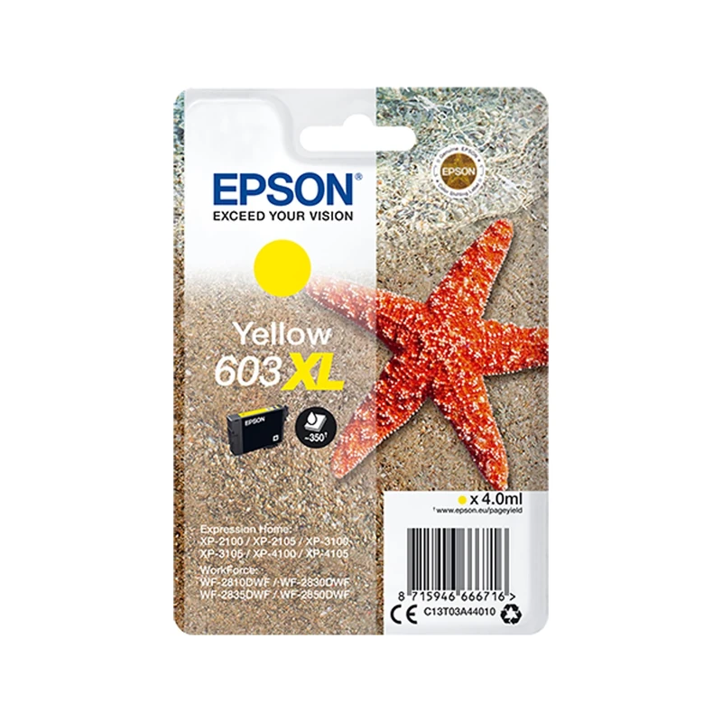 Epson 603XL Yellow Starfish Genuine, Ink Cartridge