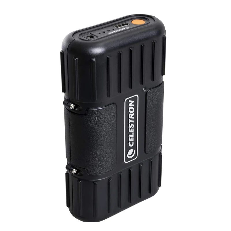 Celestron 18763 PowerTank Lithium LT Telescope Battery Power Pack – Rechargeable Portable 12V Power Supply for Computerised Telescopes with 8 Hour Capacity / 73.3 Wh and 1 USB Port, Black - Image 1