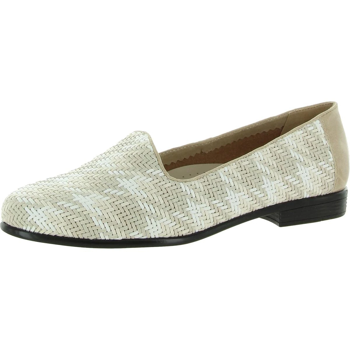 Trotters Women's Liz Ballet Flat, Beige Multi, 6 Narrow