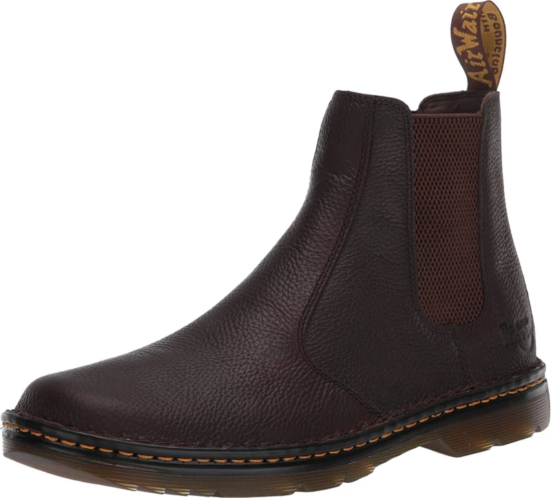Dr. Martens Men's Chelsea Boot, Dark Brown Beartrack, UK 11 (US Men's 12) D (M)