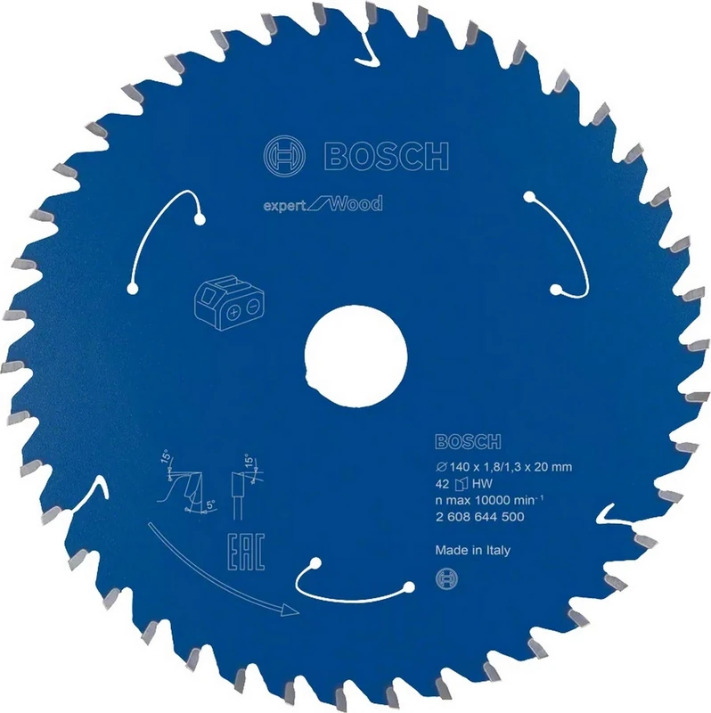 Bosch Professional Circular Saw Blade Expert - 140 x 20 x 1.8 mm