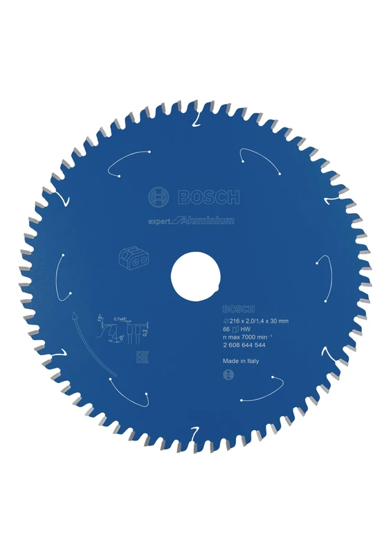 Bosch Accessories Professional Circular Saw Blade Expert (for Aluminium, 216 x 30 x 2 mm, 66 teeth; Accessories: Cordless Circular Saw)