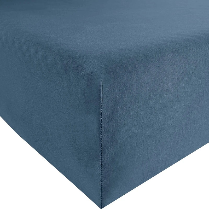 Bassetti 9260298 Fitted Sheet Plain B1/831 Oltremare Cotton/Elastane 140 x 200 cm / 160 x 220 cm