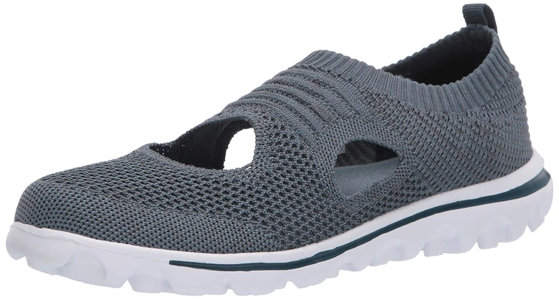 Propét Women's TravelActiv Avid Sneaker, Denim, 9 UK