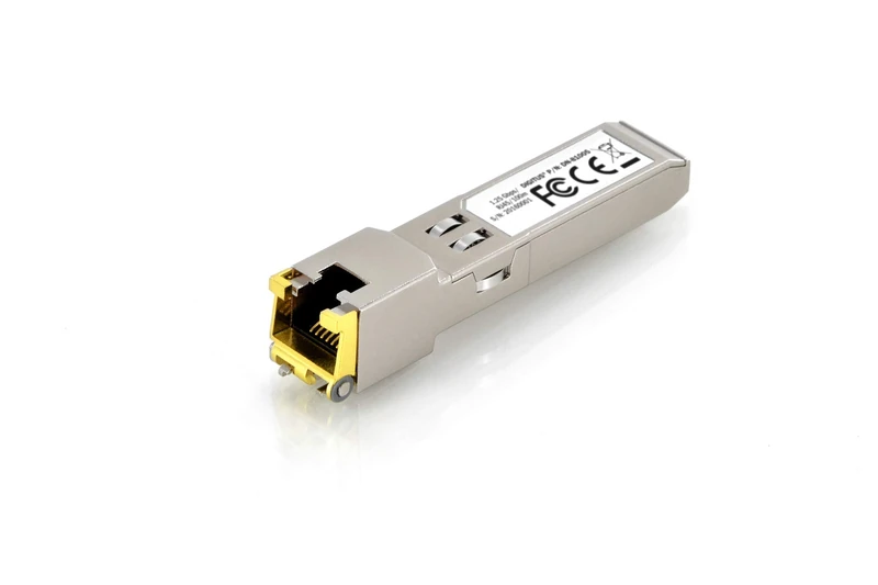 DIGITUS 1.25 Gbps Copper SFP Module, RJ45, HP-compatible 10/100/1000Base-T, up to 100m, HP