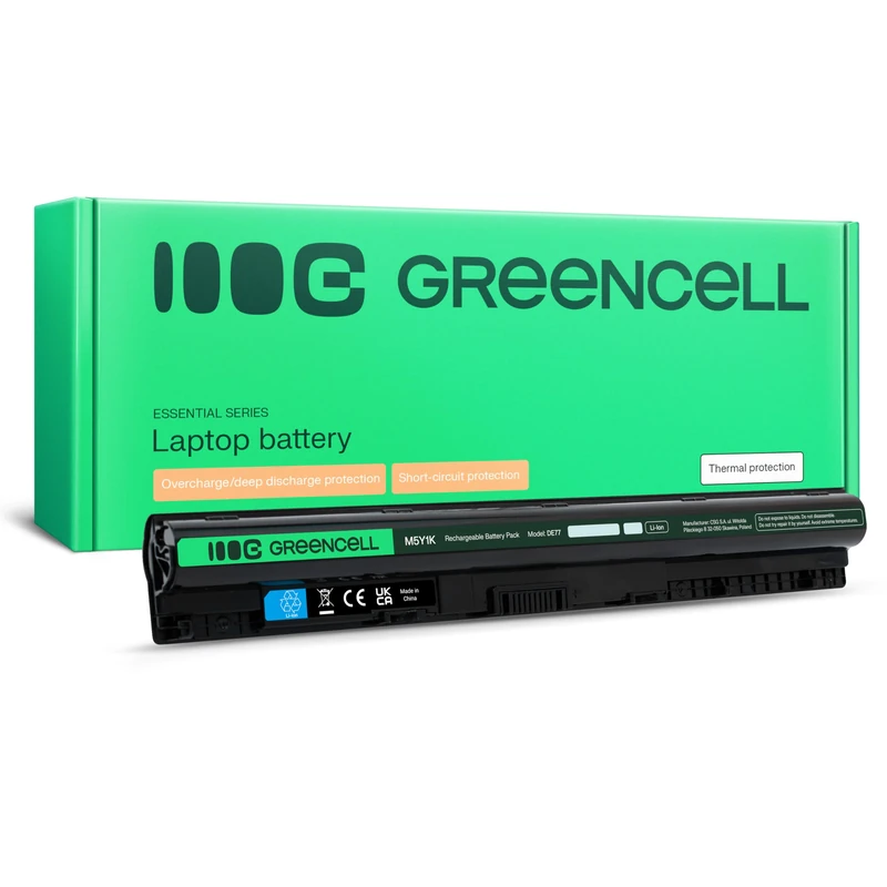 Green Cell Laptop Battery Dell M5Y1K WKRJ2 K185W for Dell Inspiron 15 5555 5558 5559 17 5755 5758 5759 15 5551 5552 3551 3552 3555 3558 3558 3555 67 67 13451 3452 Vostro 15 3558 3559 3568 Latitude 3470 3570