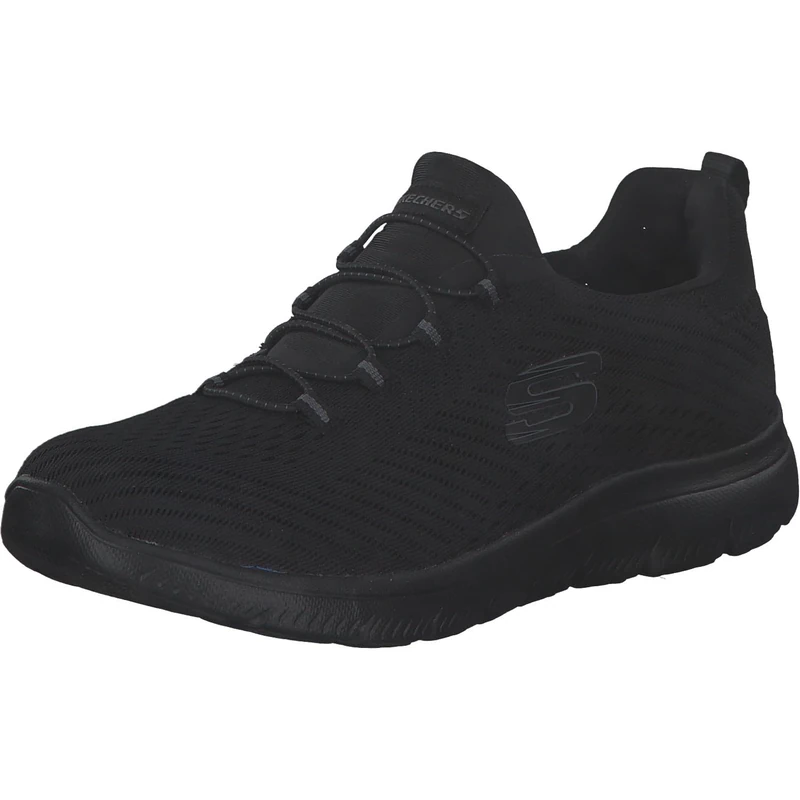 Skechers Women's Summits Fast Attraction Trainers,Black Mesh Trim,5.5 UK