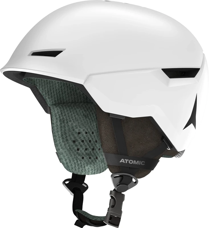 ATOMIC All Mountain Ski Helmet, Unisex, Revent, Medium (55-59 cm), White, AN5005738M
