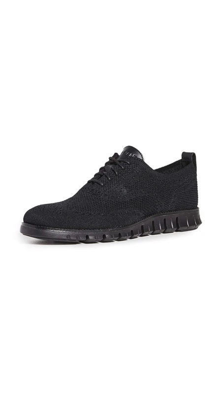 Cole Haan Men's Zerogrand Stitchlite Oxford, Black Knit/Black, 10.5 UK - Image 1