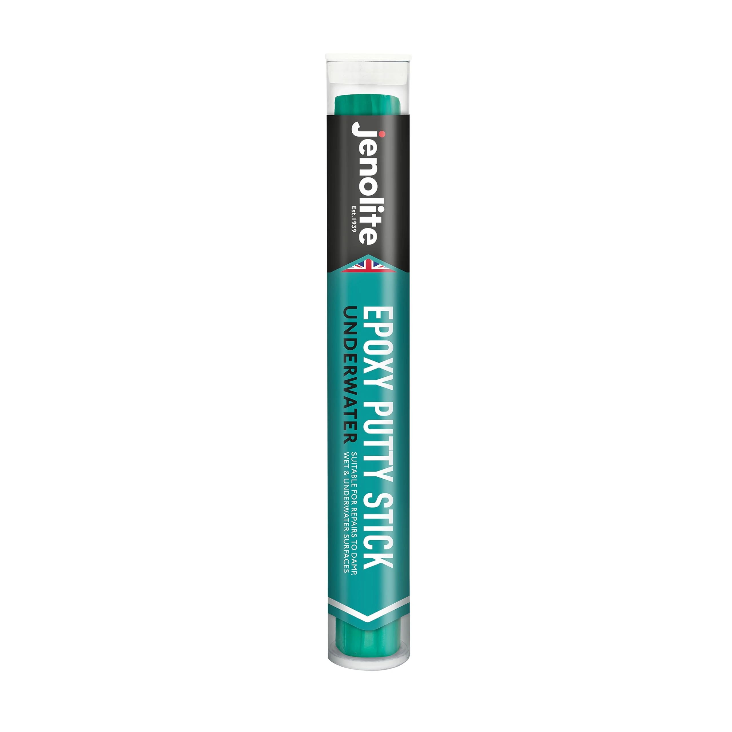 JENOLITE Epoxy Putty Repair Stick | UNDERWATER | 112g (7 Inches) | Apply Underwater | Ideal For Hot Tubs, Spas, Swimming Pools, Boats & More | Excellent as Plumbers Putty & Pipe Repair Epoxy Filler
