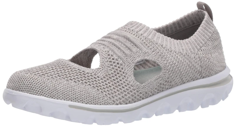 Propét Women's TravelActiv Avid Sneaker, Lt Grey, 6 UK