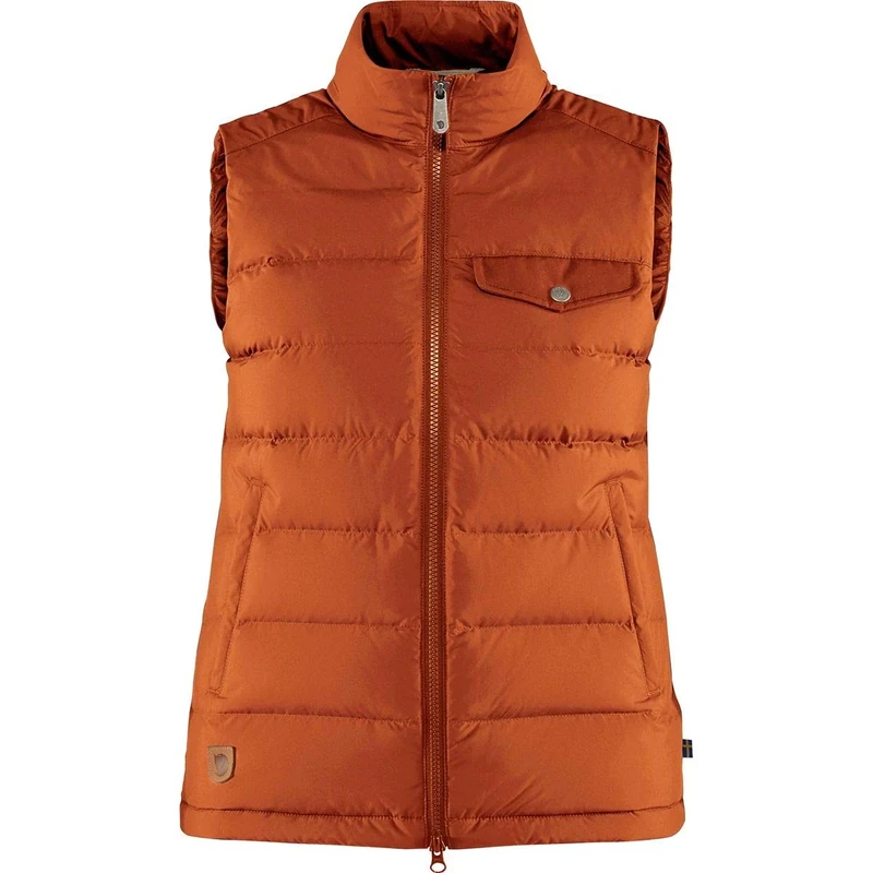 FJALLRAVEN F89793-215 Greenland Down Liner Vest W Autumn Leaf M