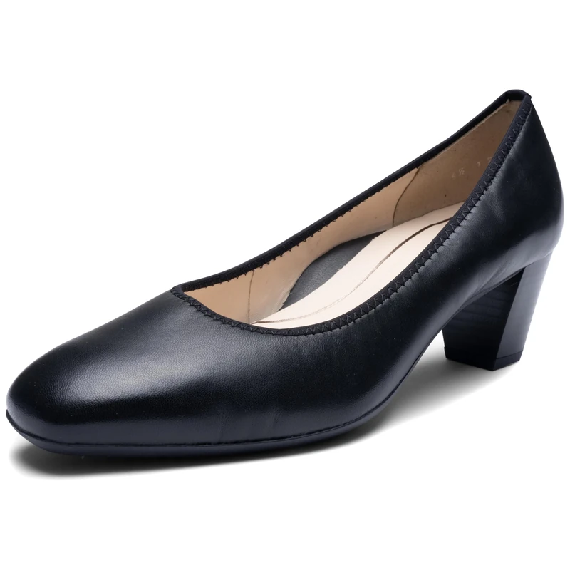 ARA Women's Verona Pump, Black 01, 4 UK