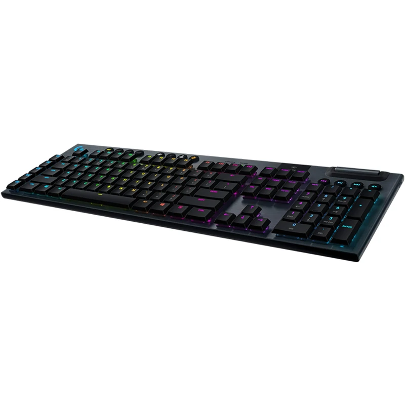Logitech G915 LIGHTSPEED Wireless Mechanical Gaming Keyboard, Tactile GL Key Switch with Flat Profile, Lightsync RGB, Ultra Slim Design, 30+ Hours Battery Life, German QWERTZ Layout