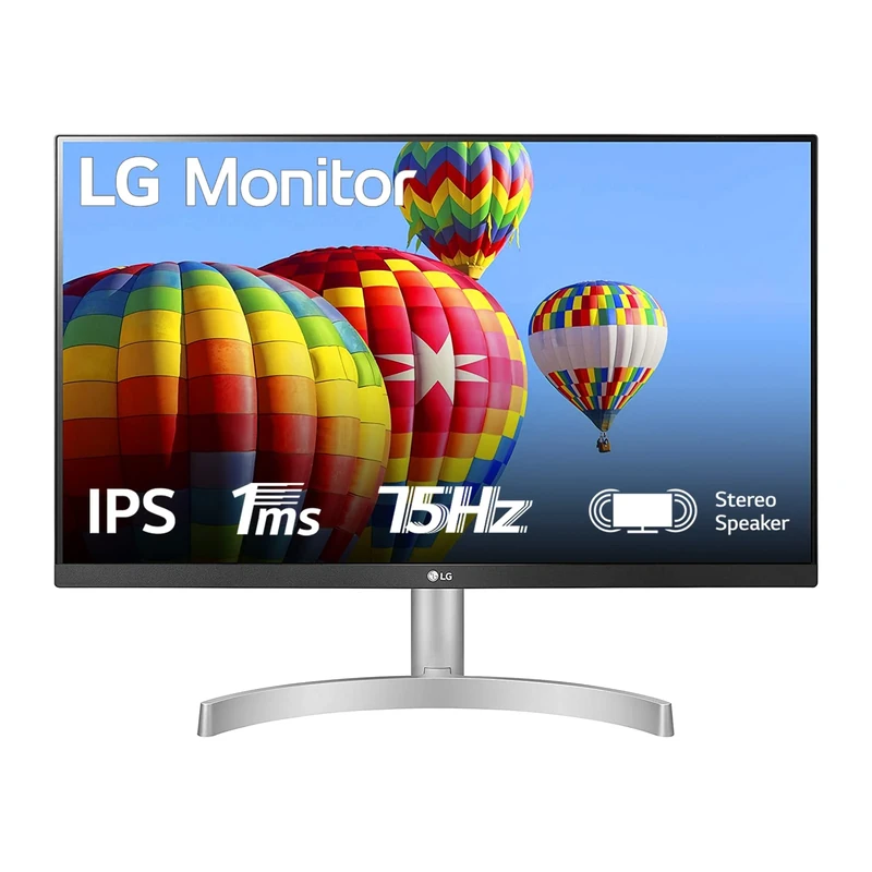 LG 24ML600S Monitor 24" Full HD IPS, 1920 x 1080, 1ms MBR, Radeon FreeSync 75Hz, 2 x HDMI, 1 x VGA, integrated speakers