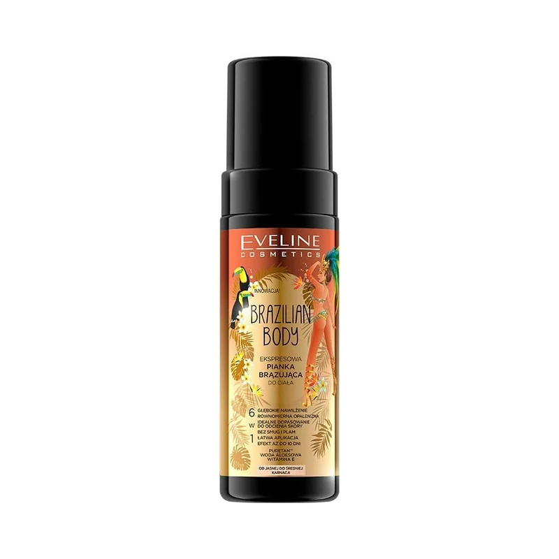 Eveline Cosmetics Express Tanning Foam - Aloe & Vitamin E, 150ml