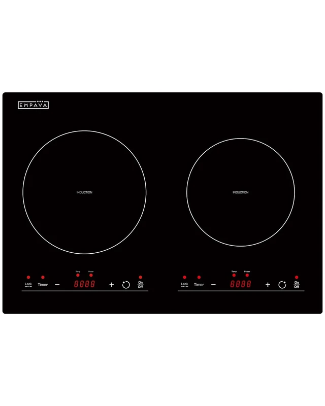 Empava Double Induction Cooktop 3600W - Flexible 2-Zone Hob