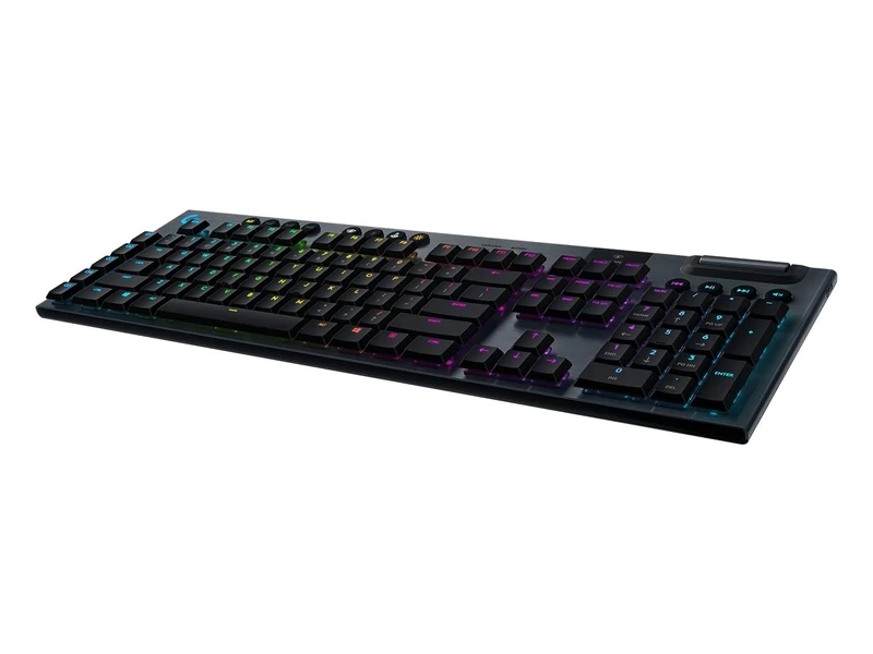 Logitech G 915 LIGHTSPEED Wireless Mechanical Gaming Keyboard, Tactile GL Key Switch with Flat Profile, US QWERTY Layout - Carbon