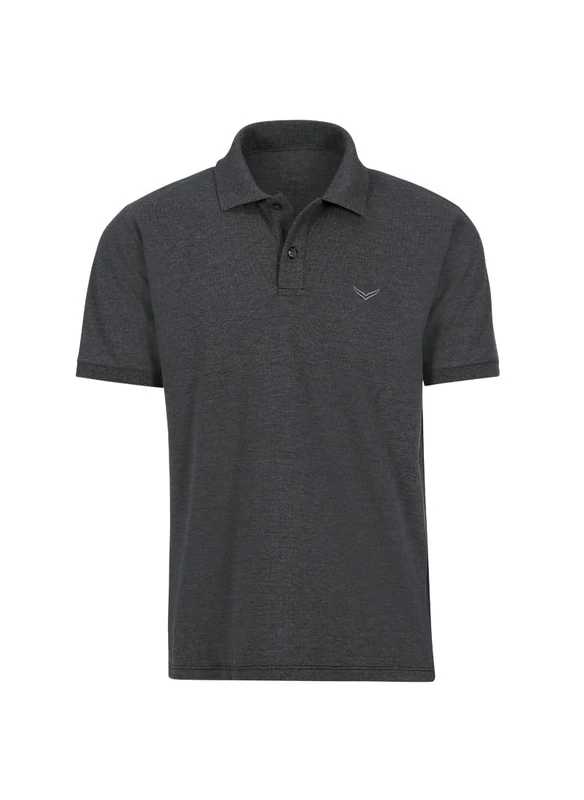Trigema Men's 627601 Polo Shirt, Grey (Anthrazit-Melange 109), 4X-Large