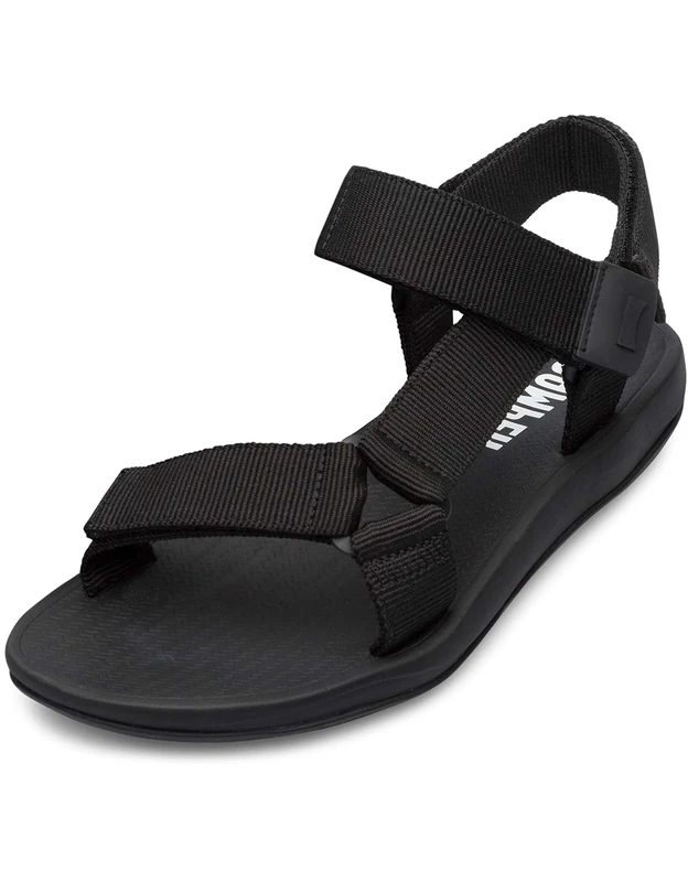 Camper Men's Match T-Bar Sandals, Black, 12 UK