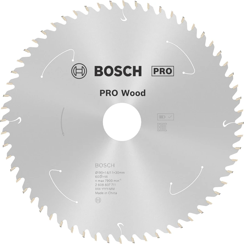 Bosch 1x PRO Wood Cordless Circular Saw Blade for Hand-Held Saws