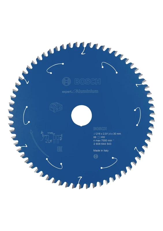 Bosch Professional Circular Saw Blade Expert (for Aluminium, 216 x 30 x 2 mm, 66 teeth; Accessories: Cordless Circular Saw)