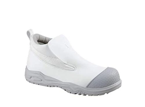 MTS Food Mocs Frost OV 971236 Safety Shoe without Laces, S2, High Ankle, White, 36 Size - Image 1