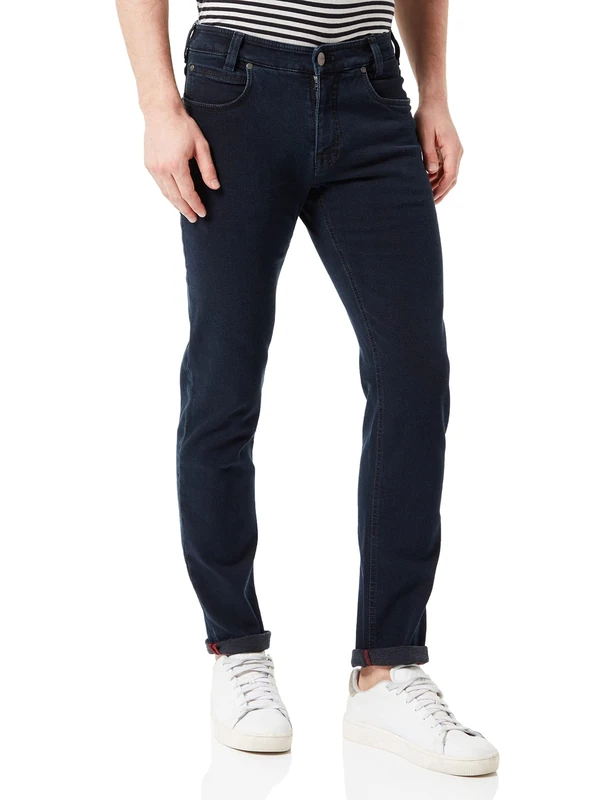 Atelier GARDEUR Men's Batu Comfort Stretch Jeans, Dark Blue 769, 38 W/32 L