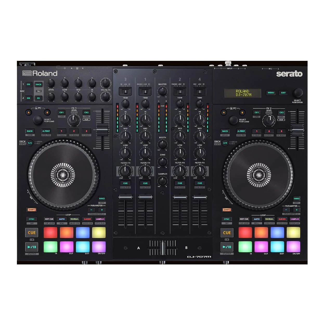 Roland DJ-707M Dj Controller, An Integrated Livestreaming Sound Console