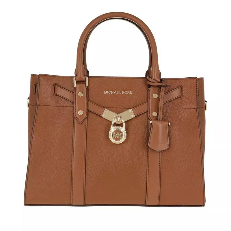 Michael Kors Women's Hamilton Legacy Handbag, Brown (uggage), Large