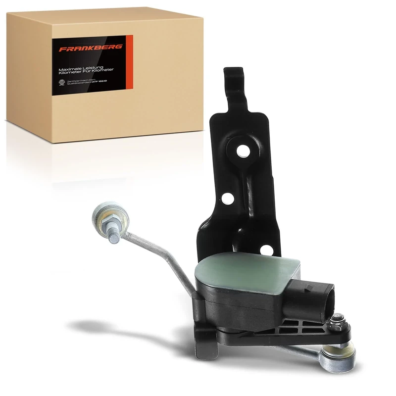 Level Sensor with Rod Headlight Range Front Left Compatible with A6 4F2 C6 4F5 C6 2004-2011 4F0941285F - Image 1