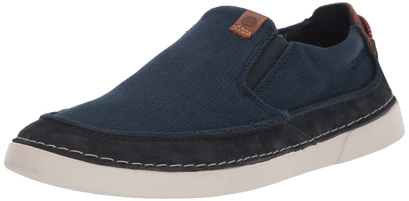 Clarks Men's Gereld Step Sneaker, Navy Combi, 9 UK