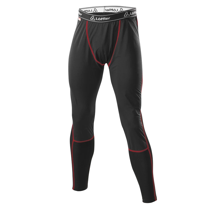 LÖFFLER Men's HR Windstopper Underpants Transtex Light, Black/Red, 50