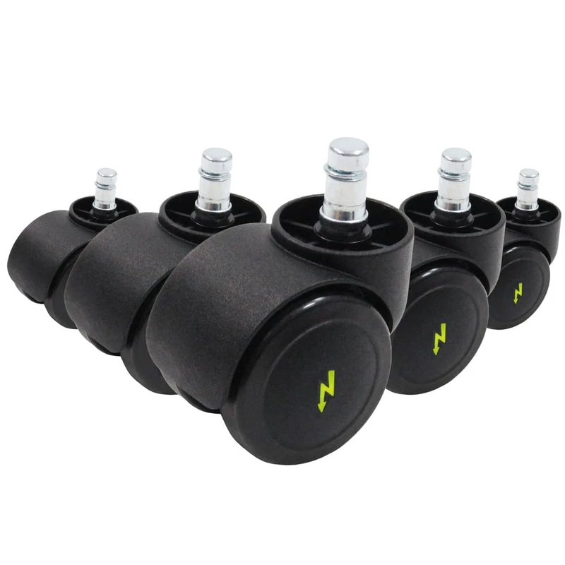 hjh OFFICE 619044 hard floor castors ROLO ESD 10 mm / 50 mm (pack of 5) electrically conductive