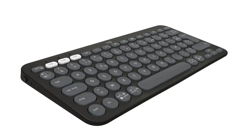 Logitech Pebble Keys 2 K380s - QWERTY US International Layout, Graphite