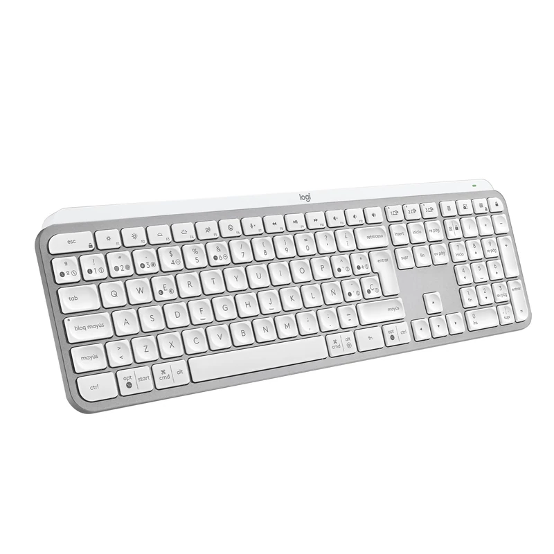 Logitech MX Keys S - Pale Grey, QWERTY Spanish Layout
