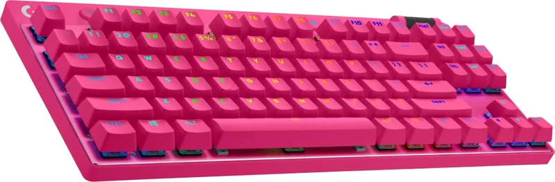 Logitech G PRO X TKL LIGHTSPEED Gaming Keyboard - MAGENTA - US INT'L - TACTILE
