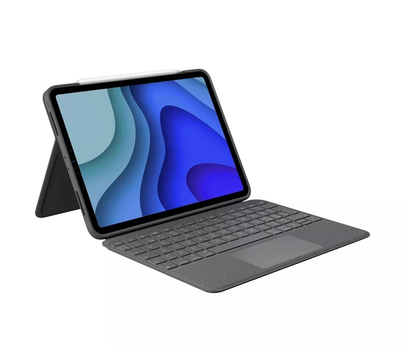 Logitech Folio Touch iPad Keyboard Case, QWERTY Scandinavian layout - Graphite - Image 1