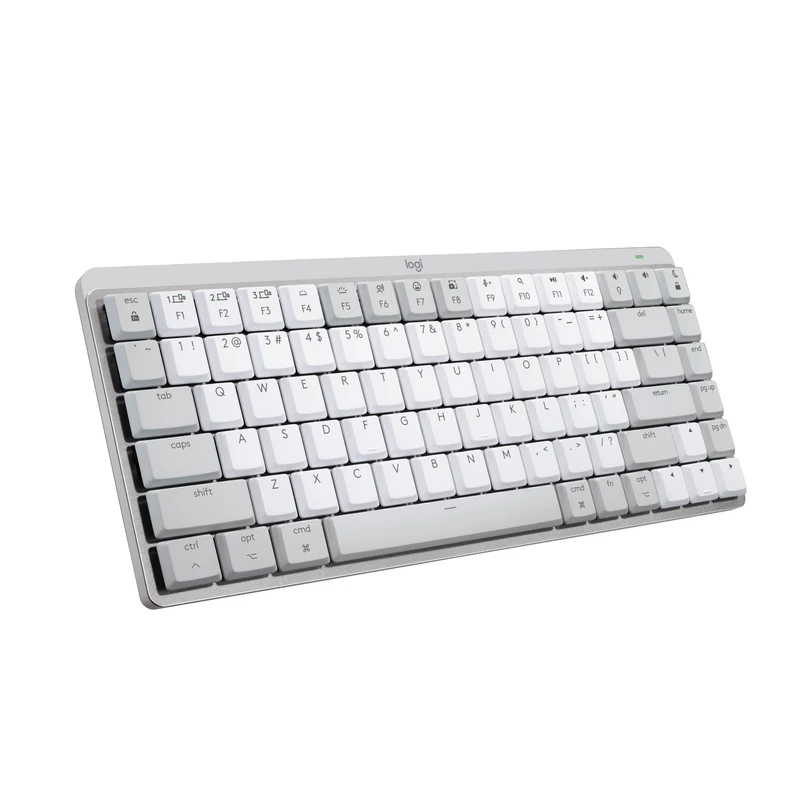 Logitech MX Mechanical Mini for Mac Wireless Illuminated Keyboard, QWERTZ German - Pale Grey