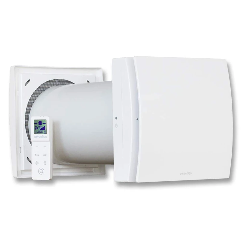 AERAULIQA QUANTUM NEXT - Decentralized VMC Unit with Alternating Flow Heat Recovery Super Quiet with Multi-Function Remote Control, Dia.158 - Cod.003015 - Image 1