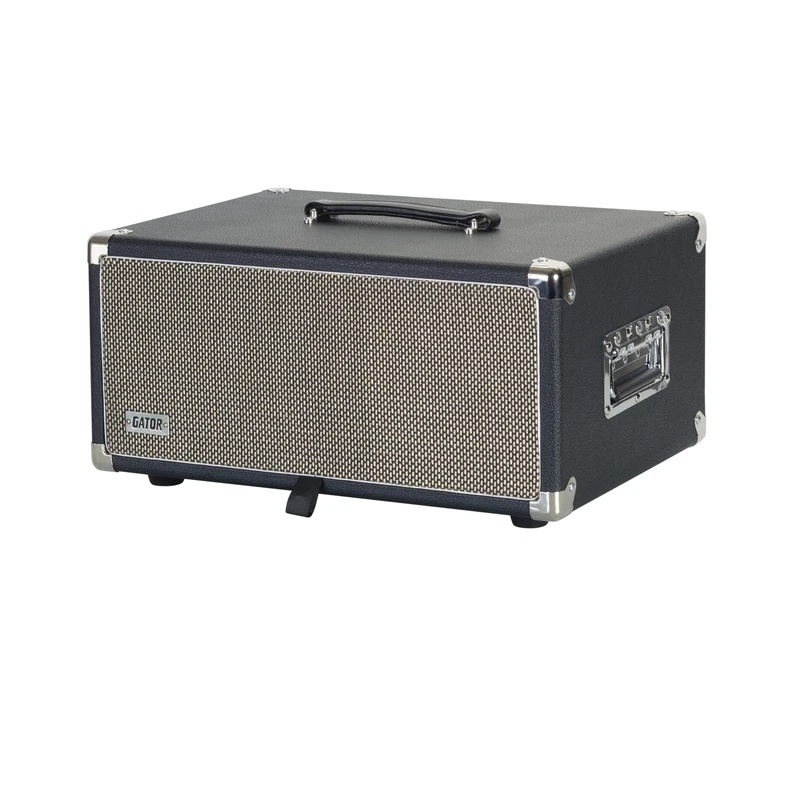 Gator Cases Retro Series Vintage Amp Rack Case; 4U Black (GR-RETRORACK-4BK)