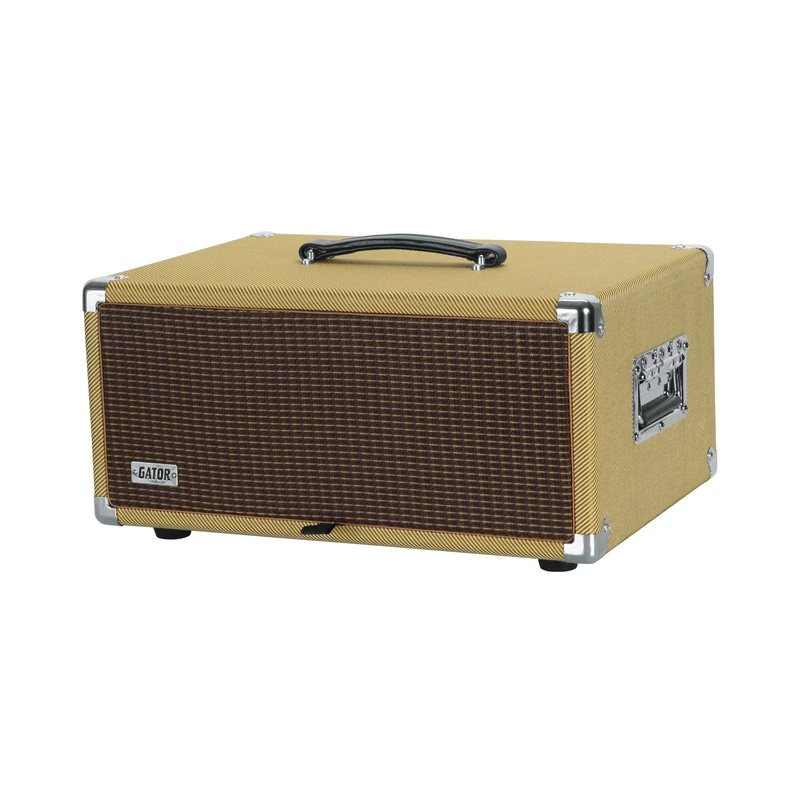 Gator Cases Retro Series Vintage Amp Rack Case; 4U Tweed (GR-RETRORACK-4TW)