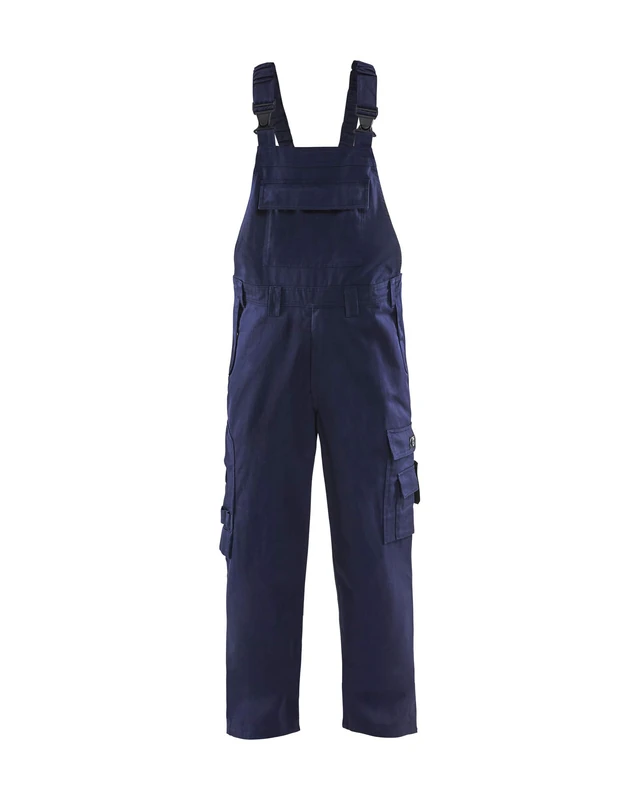 Blaklader 282415168900C46 Anti-Flame Bib Trouser, Navy Blue, Size C46