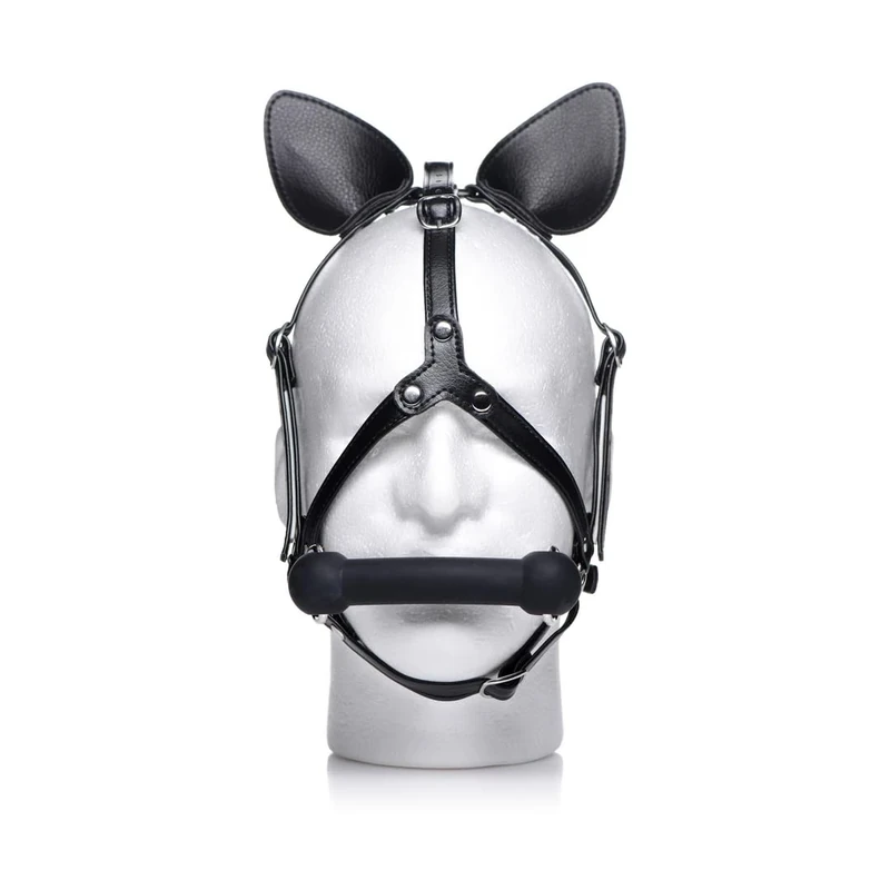 Dark Horse Pony Head Harness with Silicone Bit