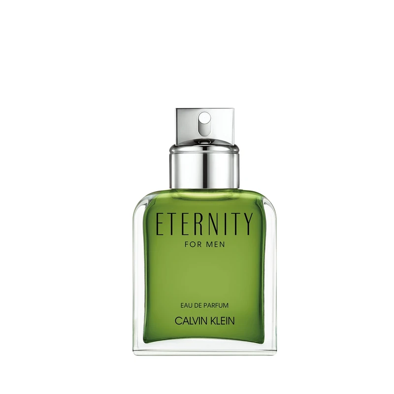 CALVIN KLEIN Eternity - Eau de Parfum for Men - Woody Fragrance with Notes of Sage, Majestic Cypress and Suede Accord - High Longevity - 50ml