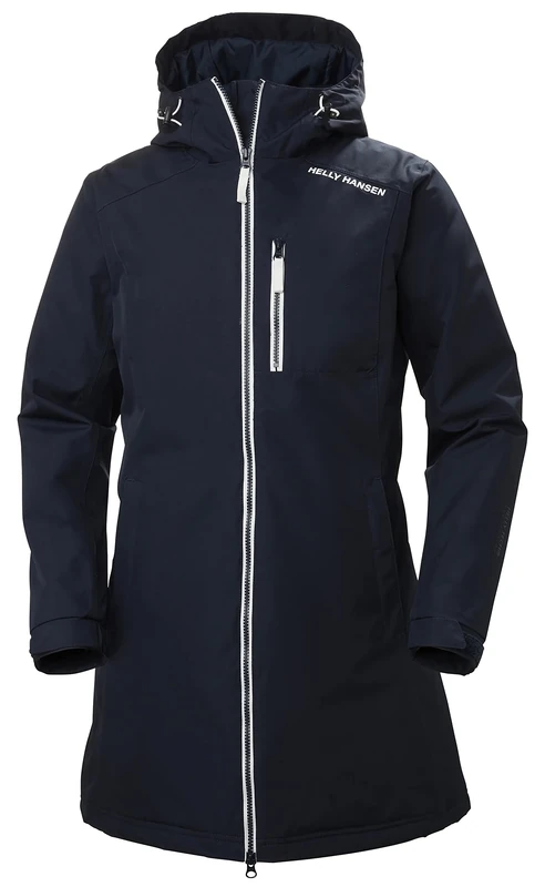 Helly Hansen Women's W Long Belfast Winter Jacket, Navy, 3XL